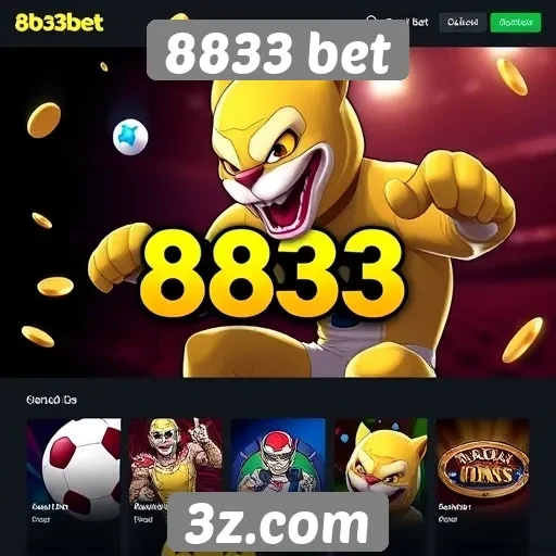 Principais jogos disponíveis na plataforma 8833 bet